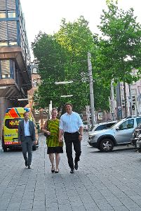 Trotz Wahlniederlage hat Peter Rosenberger (rechts) – hier mit seiner Frau Janet und Nikolas Löbel, CDU-Kreischef von Mannheim – sich in Mannheim zumindest Respekt erarbeitet. Foto: Lück