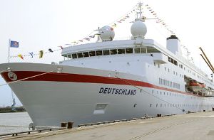 Die MS Deutschland wurde als ZDF-Traumschiff bekannt. Foto: dpa
