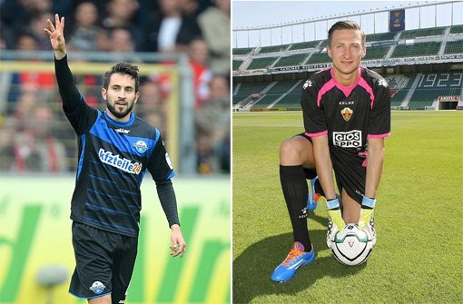 Vom VfB Stuttgart als Neuzugänge bestätigt: Lukas Rupp (links) und Przemyslaw Tyton. Foto: dpa/SIR-Montage