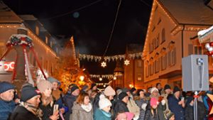 Zahlreiche Gäste strömten am ersten Adventssonntag ins Städtle. Foto: Wagner