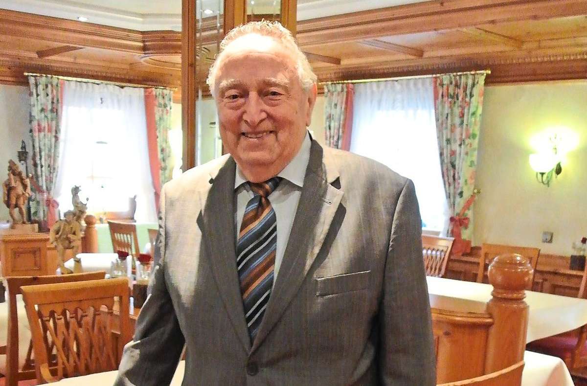 Hotelier Rudi Möhrle ist im Alter von 84 Jahren gestorben. Foto: Braun
