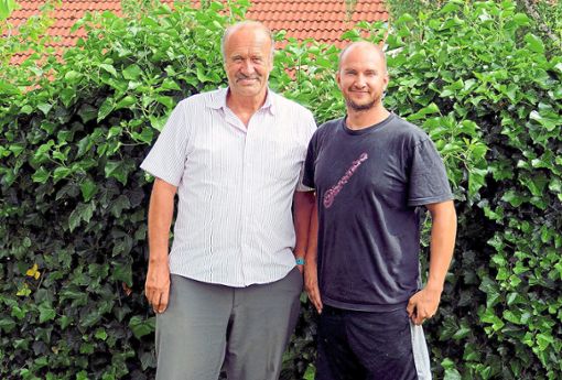 Ausbilder Rolf Rauser (links) und Kursteilnehmer Marc Schittenhelm. Foto: Stadler Foto: Schwarzwälder Bote