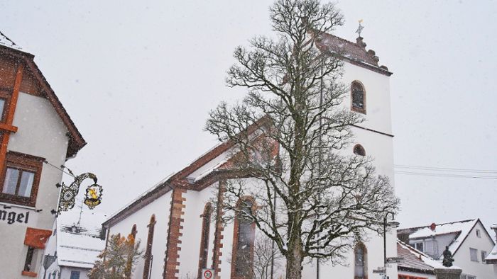 Aichhalder Ortsgeschichte: Am 28. November 1943: Explosion am Kirchturm
