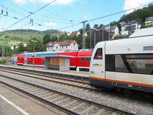 Endlich rollen die Züge jetzt wieder ohne Behinderung: Die erste Bauphase mit Arbeiten zum Erhalt beziehungsweise Erneuerung der Schwarzwaldbahn ist abgeschlossen. Foto: Schuster