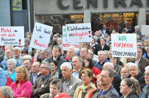 Schramberg gibt nicht auf: Die Proteste gegen die Klinikschließung gehen weiter. Quelle: Unbekannt