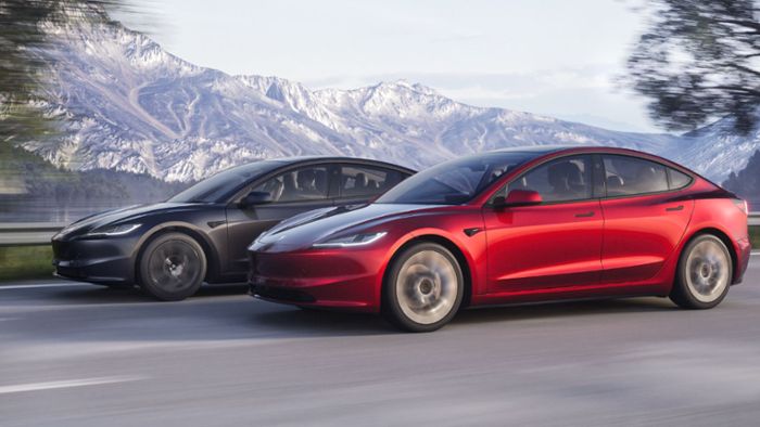 So sieht das neue Model 3 von Tesla aus