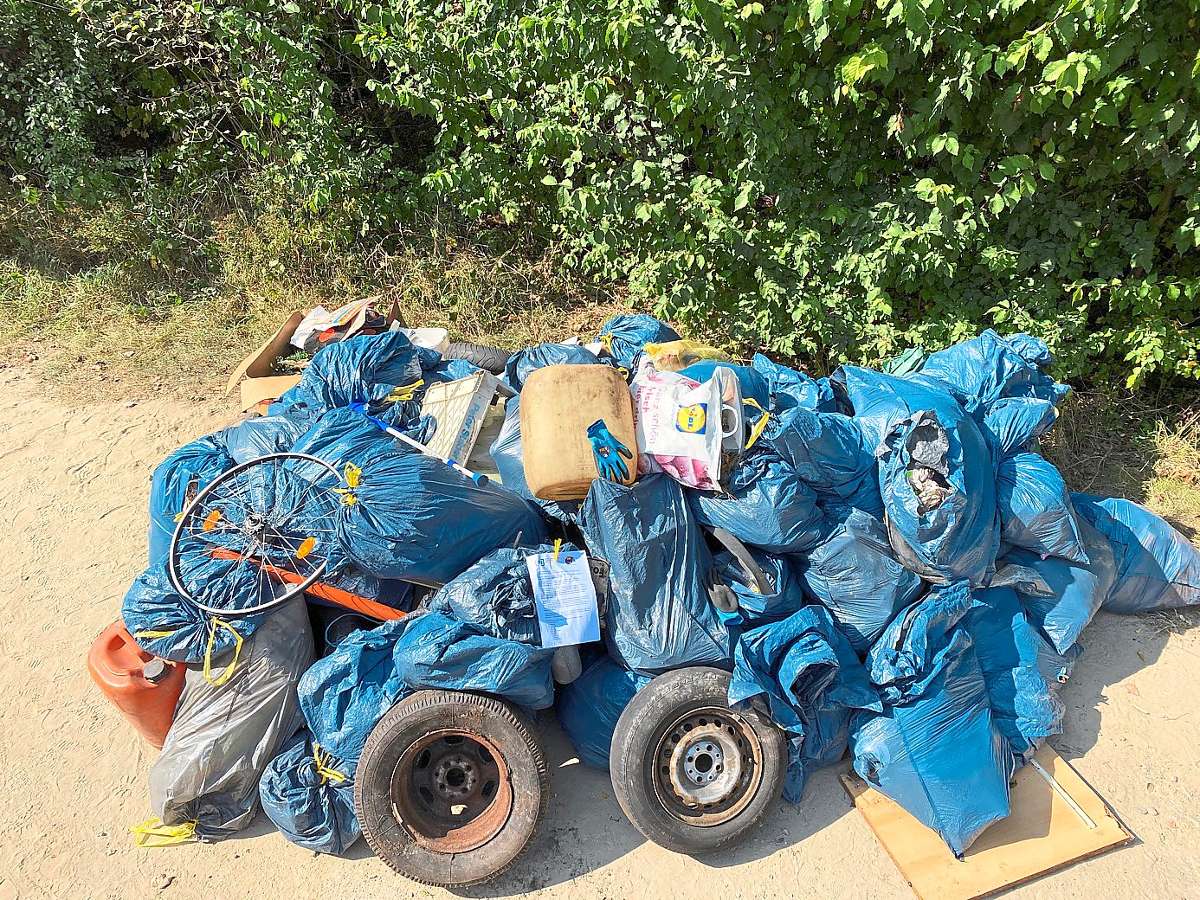 Rund eine Tonne an Müll und Unrat haben die fast 300 Helfer beim Cleanup Day gesammelt.