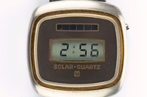 Eine mit Solarenergie betriebene Uhr. Heute Alltag, damals eine technische Sensation. Foto: Deutsches Uhrenmuseum Foto: Schwarzwälder Bote