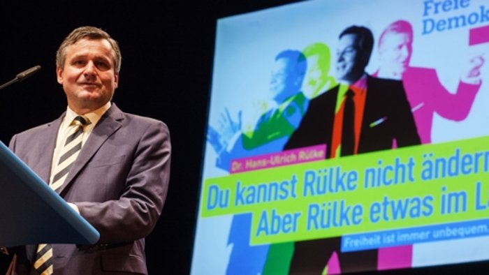 FDP-Spitzenkandidat Rülke zeigt sich in Badehose