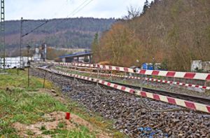 Zwischen Horb und Neckarhausen wird an der Wiederherstellung der zweigleisigen Bahnstreckenführung gearbeitet. Foto: Lück