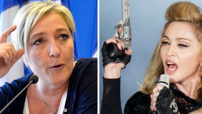 Marine Le Pen will Madonna anzeigen