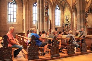 Interessante Eindrücke bekommen die Teilnehmer der Führung im Heilig-Kreuz-Münster. Foto: Kolpingsfamilie Foto: Schwarzwälder Bote