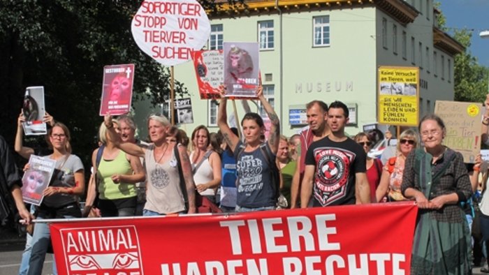 Tierschützer demonstrieren am Samstag in Stuttgart