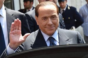 Der frühere italienische Ministerpräsident Silvio Berlusconi Foto: dpa