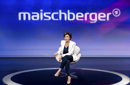 Die Talkshow mit Sandra Maischberger läuft seit Anfang des Monats auch dienstags. (Archivbild) Foto: dpa/Thomas Kierok
