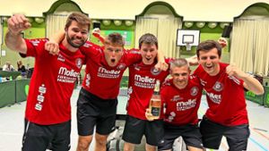 TTSF Hohberg feiern Aufstieg in die dritte Bundesliga