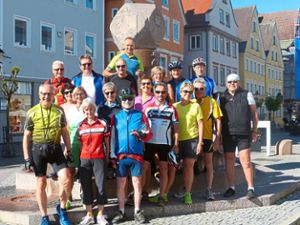 Der Owinger Wanderverein machte eine dreitägige Tour auf dem Donauradweg Foto: Müller Foto: Schwarzwälder Bote
