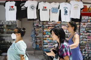 Ein Kiosk im Zentrum von Athen –  Griechenland hat ein erstaunliches wirtschaftliches Comeback geschafft. Foto: dpa/Thanassis Stavrakis
