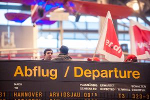 Der Warnstreik des Sicherheitspersonals am Stuttgarter Flughafen hat den Flugbetrieb am Freitag aus dem Takt gebracht.  Foto: www.7aktuell.de | Florian Gerlach