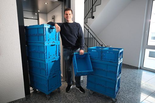 Michael Niggemeier hat das Start-up Kistenmännle gegründet. Foto: Eich Foto: Schwarzwälder Bote