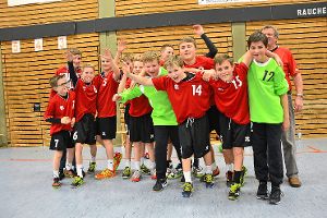 Freude bei der D-Jugend der SG Meißenheim-Nonnenweier über den gewonnenen Meistertitel. Foto: Verein