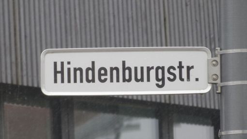 Muss die Hindenburgstraße umbenannt werden? Mit dem Thema problematische Straßennamen soll sich bald der Ausschuss für Verwaltung, Tourismus und Soziales beschäftigten. Foto: Beyer