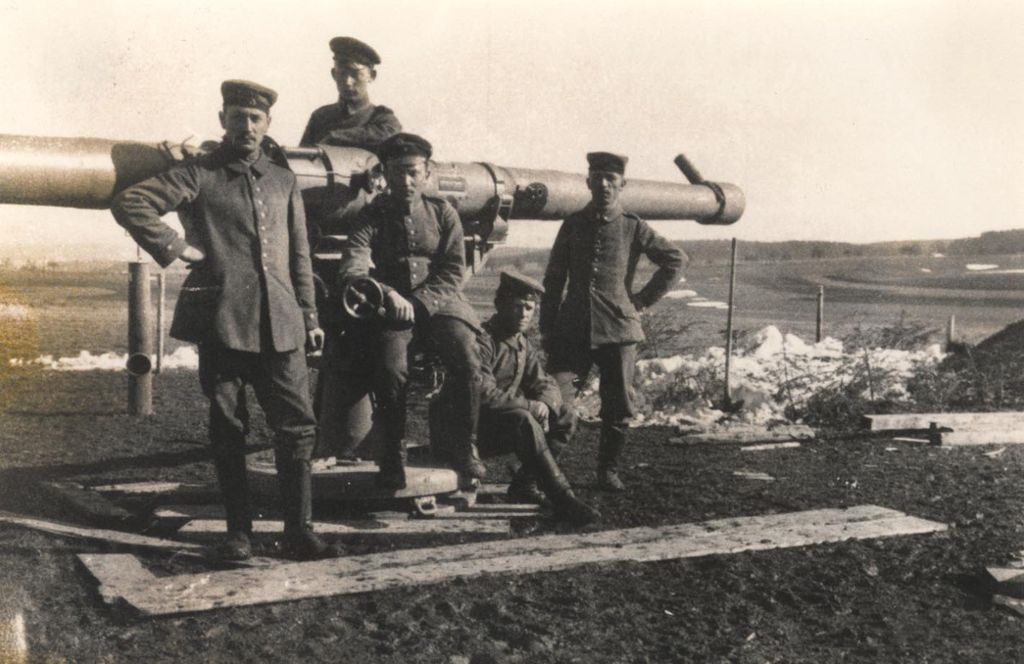 Flugabwehrstellung im Ersten Weltkrieg Foto: Museum Foto: Schwarzwälder Bote