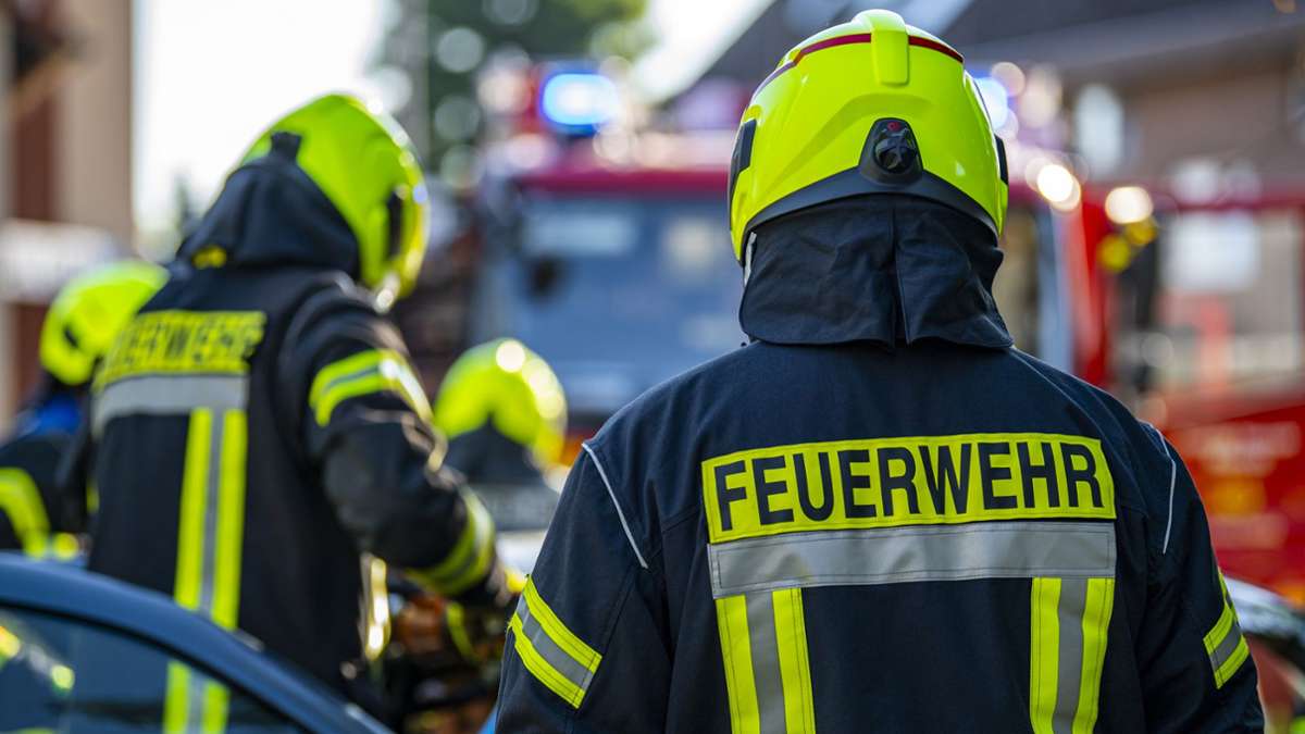 Großeinsatz in Ohlsbach: Flammen schlagen aus Einfamilienhaus