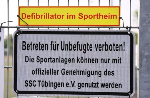 Ein Defibrillator im Sportheim wie hier beim Landesligisten SSC Tübingen? Eher die Ausnahme als die Regel. Foto: imago/Ulmer Pressebildagentur