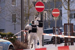 Die Spurensicherung ist in Albstadt vor Ort. Foto: Nölke