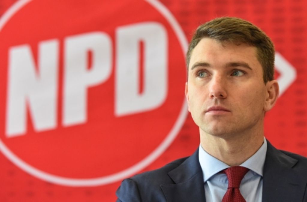 Frank Franz ist neuer Bundesvorsitzender der rechtsextremen NPD. Foto: dpa