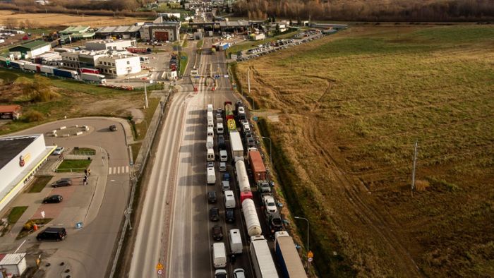 Polen: Güterverkehr-Blockade an Grenze zur Ukraine