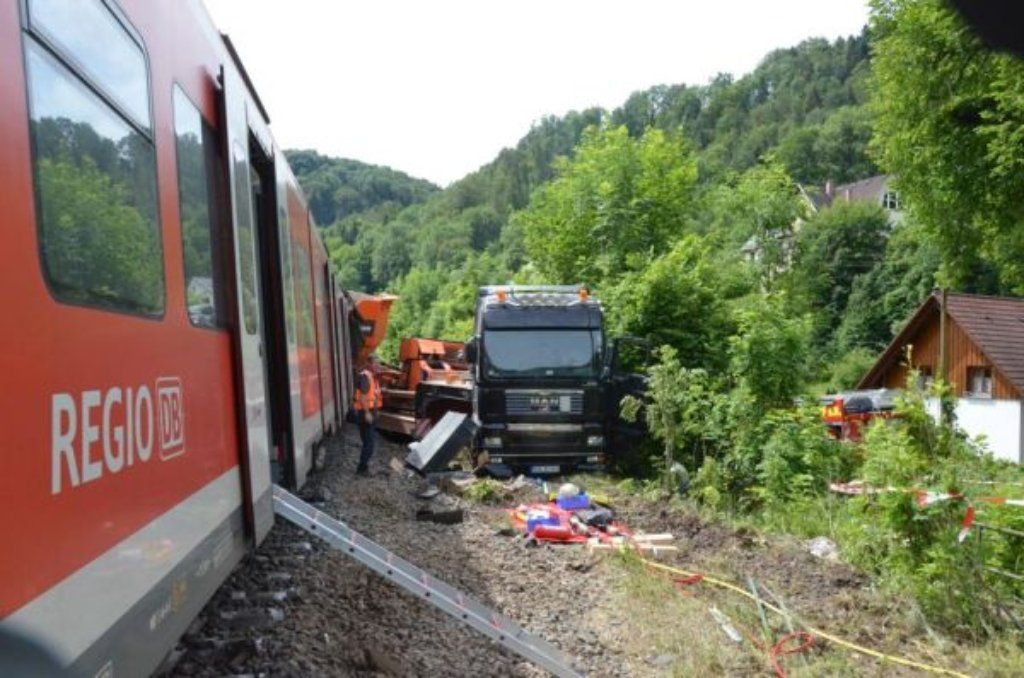 Ein schweres Zugunglück hatte sich 2014 am Bahnübergang in Talhausen ereignet.