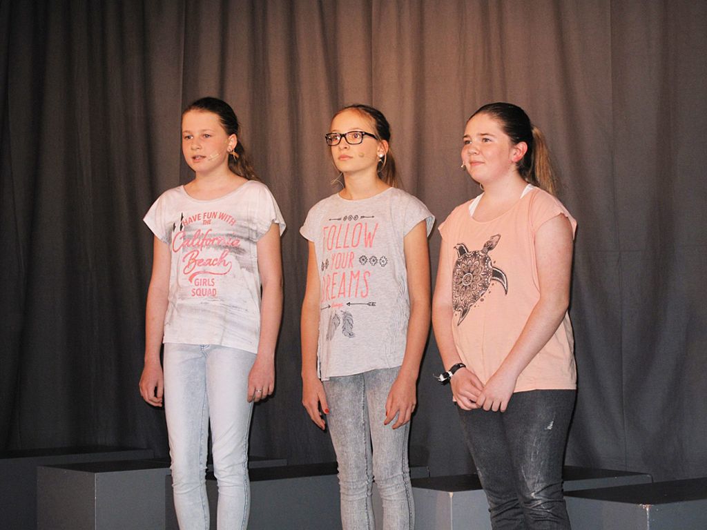 Die Schüler der Musical-AG haben das Stück Schrei nach Liebe selbst entwickelt.