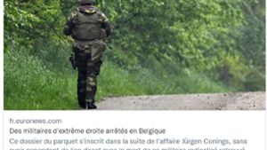 Rechtsextreme in Belgiens Militär