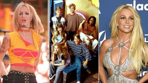 Mit elf im Fernsehen (Mitte), mit 17 ein Star, abgestürzt und wieder aufgestanden: Britney Spears. Foto: dpa/Imago/Everett Collection