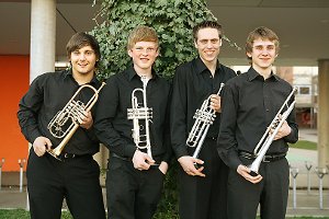 Für das Trompeten-Quartett geht es nach dem Erfolg in Ulm zum Bundeswettbewerb nach Schwerin. Fotos: Privat Foto: Schwarzwälder-Bote