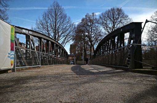 Die Schellenbergbrücke ist ab Montag gesperrt. Foto: Marschal