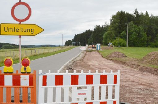 Nur wenige Tage nach dem Baubeginn sieht man auf der Baustelle des Radwegprojekts Eschbronn-Sulgen Fortschritte. Foto: Herzog