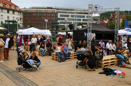Einmal im Jahr verwandelt sich der Marienplatz für vier Tage zum Festplatz mit Live-Musik und Lounge-Atmosphäre. Foto: FRIEBE|PR/ Tobias Kanschat
