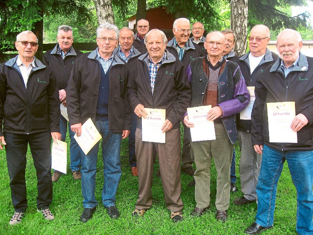 Mehrere Bezirks-Titel und Topplatzierungen räumten die Hechinger Seniorenschützen in den Klassen B und C ab.  Foto: Hakvoort