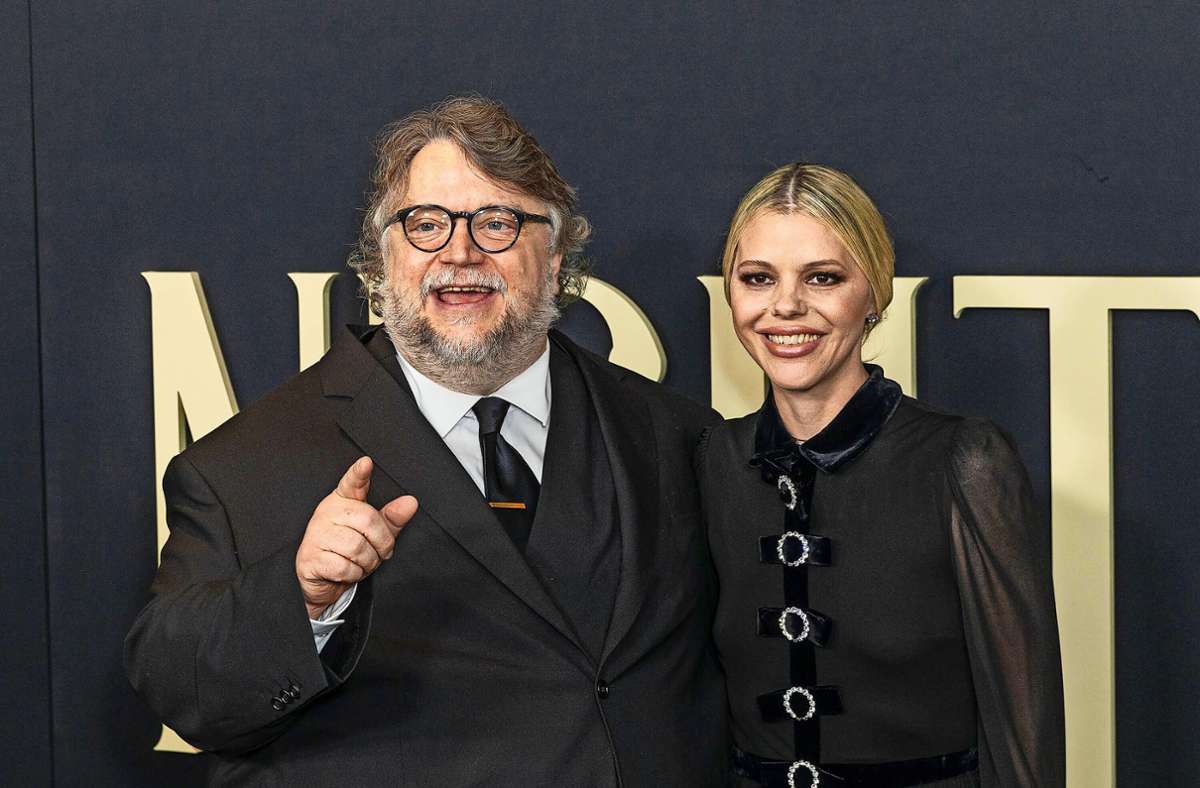 Guillermo del Toro und Kim Morgan, mit der er das Drehbuch schrieb, bei der Filmpremiere in New York
