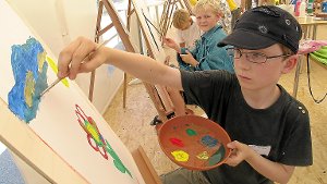 Klimts Fries inspiriert kleine Künstler