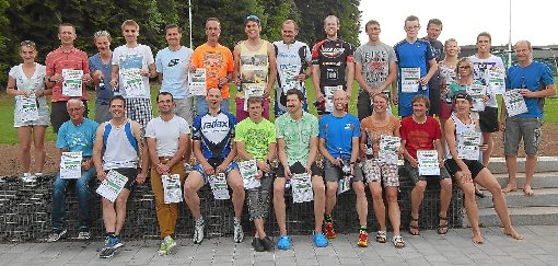 Geschafft aber glücklich: Die Ausdauersportler haben in Oberkollbach zum Teil knapp 50 Kilometer hinter sich gebracht. Foto: Schwarzwälder-Bote