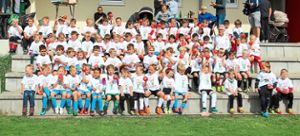 Beim Bambini-Spieltag in Göttelfingen sind rund 70 Kinder dabei. Foto: Verein Foto: Schwarzwälder Bote