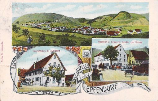 Markante Bauten im Dorf waren beliebte Postkartenmotive. Fotos: Verein Foto: Schwarzwälder Bote