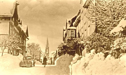Die Gerwigstraße in St. Georgen an einem strengen Wintertag.  Foto: Archiv Foto: Schwarzwälder-Bote