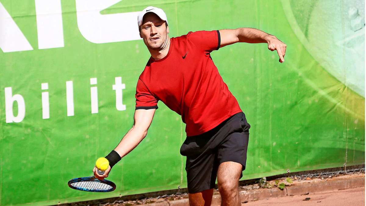 Pascal Domnik of TG Ebingen in action