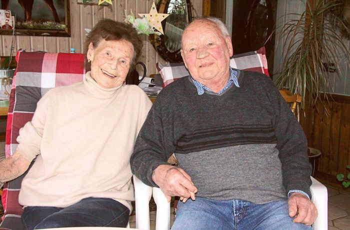 Eiserne Hochzeit in Albstadt: Werner und Irmgard Rümmelin sind seit 65 Jahren verheiratet