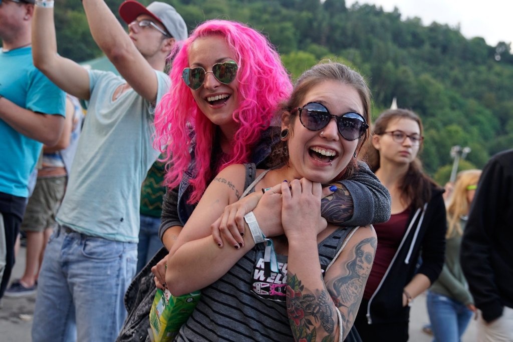 Schrill, laut, bunt: Ausgelassen wurde beim Mini-Rock-Festival in Horb gefeiert. Alle Bilder und Videos gibts hier